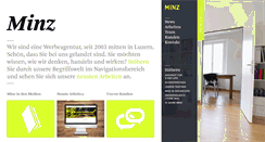 Desktop Screenshot of minz.ch